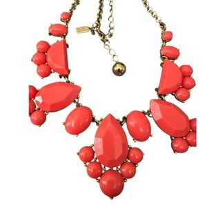 Kate Spade Day Tripper Statement Bib Necklace Coral 2057